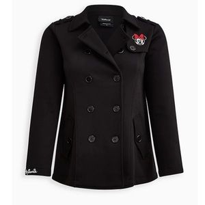 TORRID NWT PEACOAT - DISNEY MICKEY & FRIENDS MINNIE MOUSE FLEECE